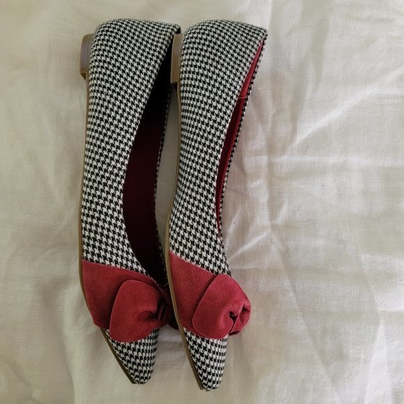 size 10 black & white flats - Picture 3 of 4